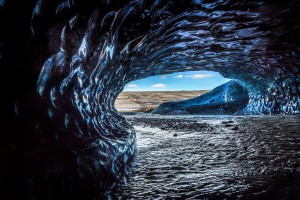 Dark Rubin ice cave, Iceland